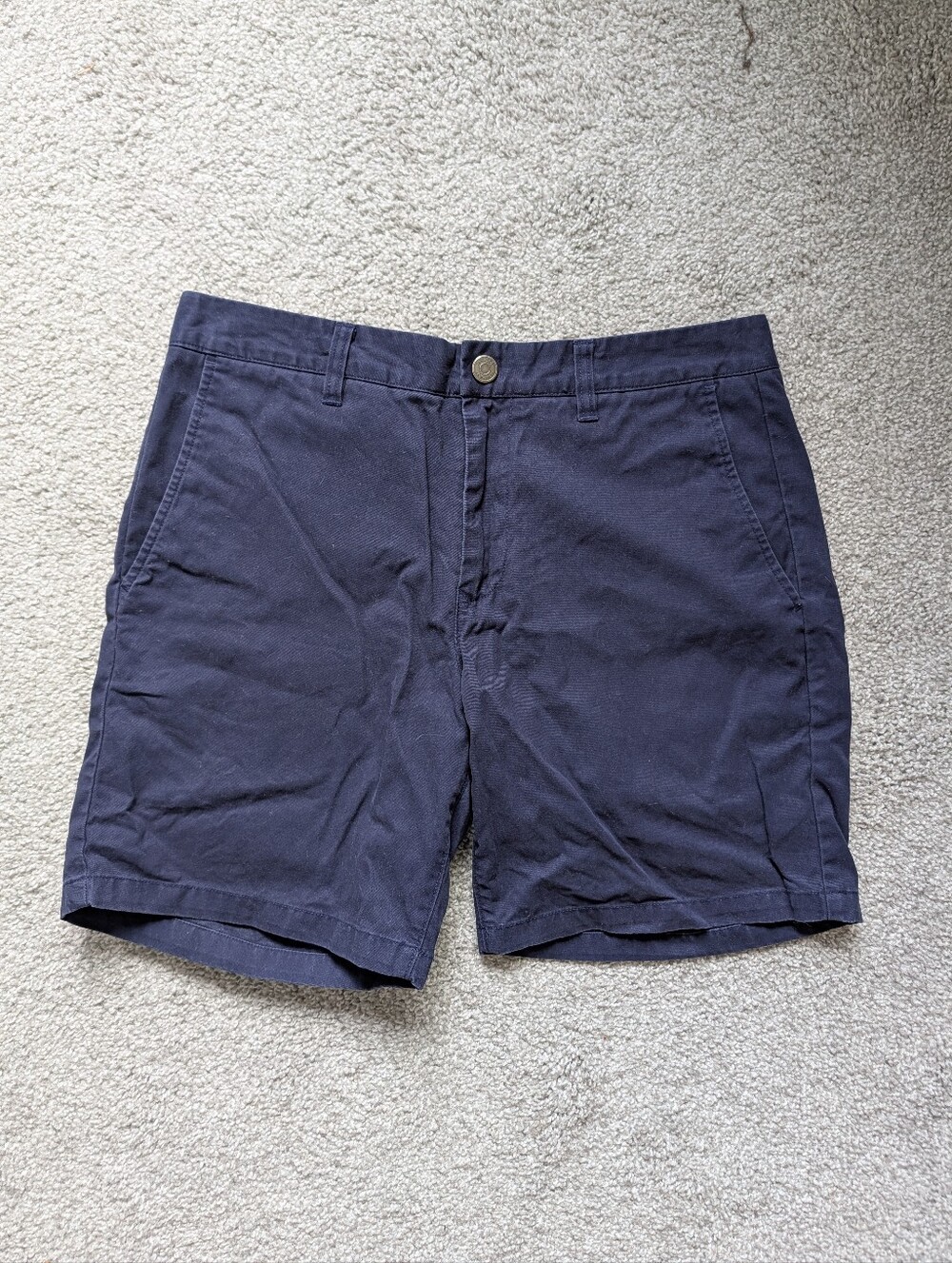 Bonobos Chino Shorts, Navy, 32, 7" inseam